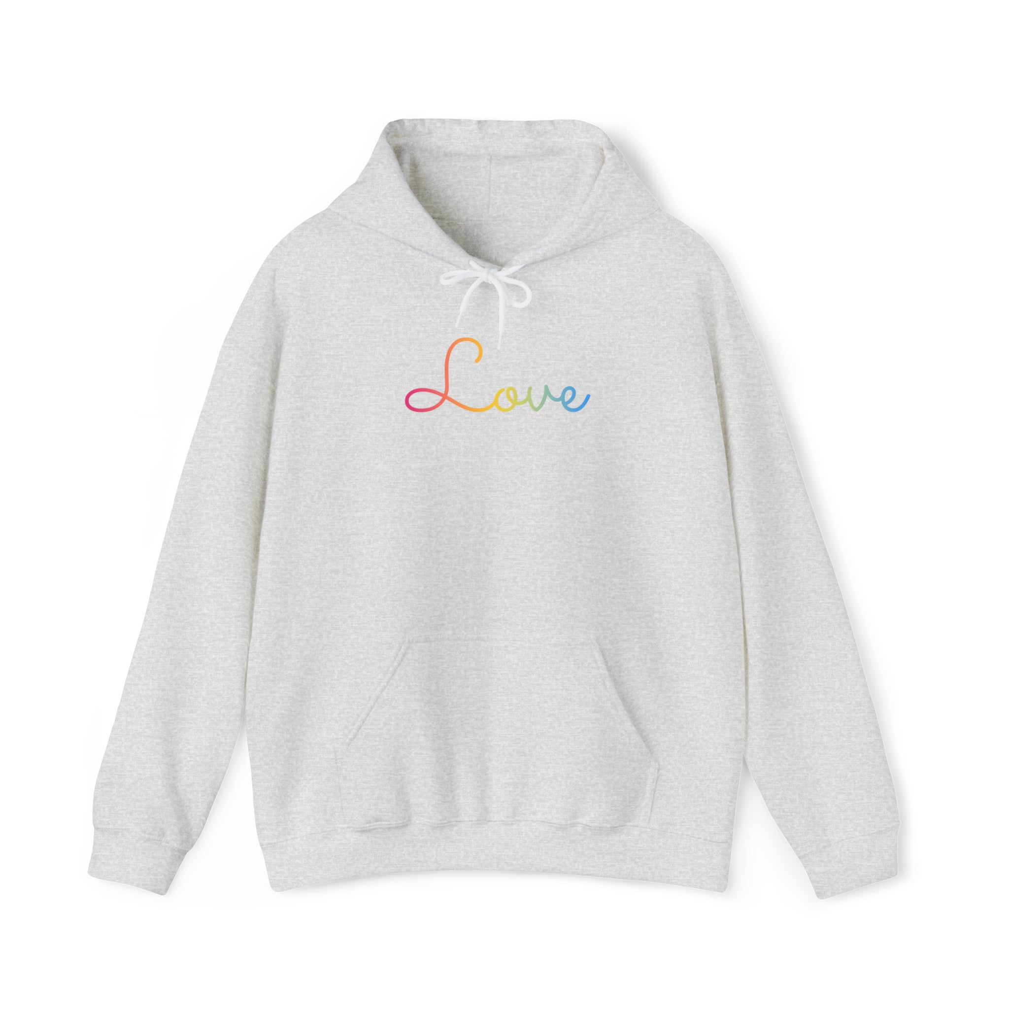 Pansexual Love Script Hoodie: Subtly Elegant Pride Sweatshirt