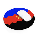 Polyamory Flag Wavey Mousepad: Sharp Design for Desk