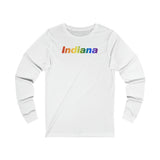Indiana Long Sleeve Tee: Pride Gradient Design