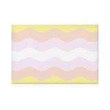 Pangender Pride Flag Magnet: Ripple Rectangle Button for Fridge