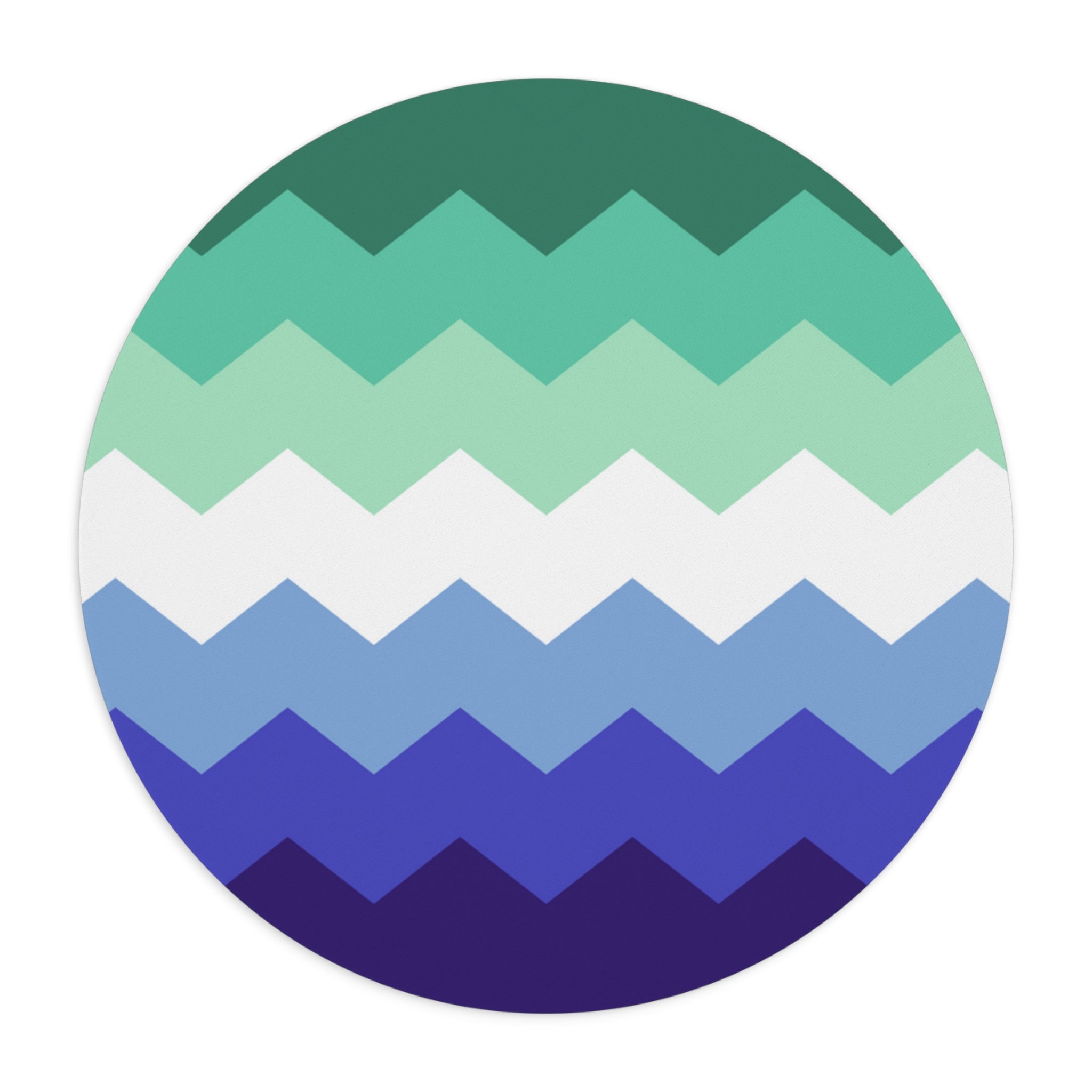 Gay Pride Flag Wavey Mousepad: Sharp Design for Desk