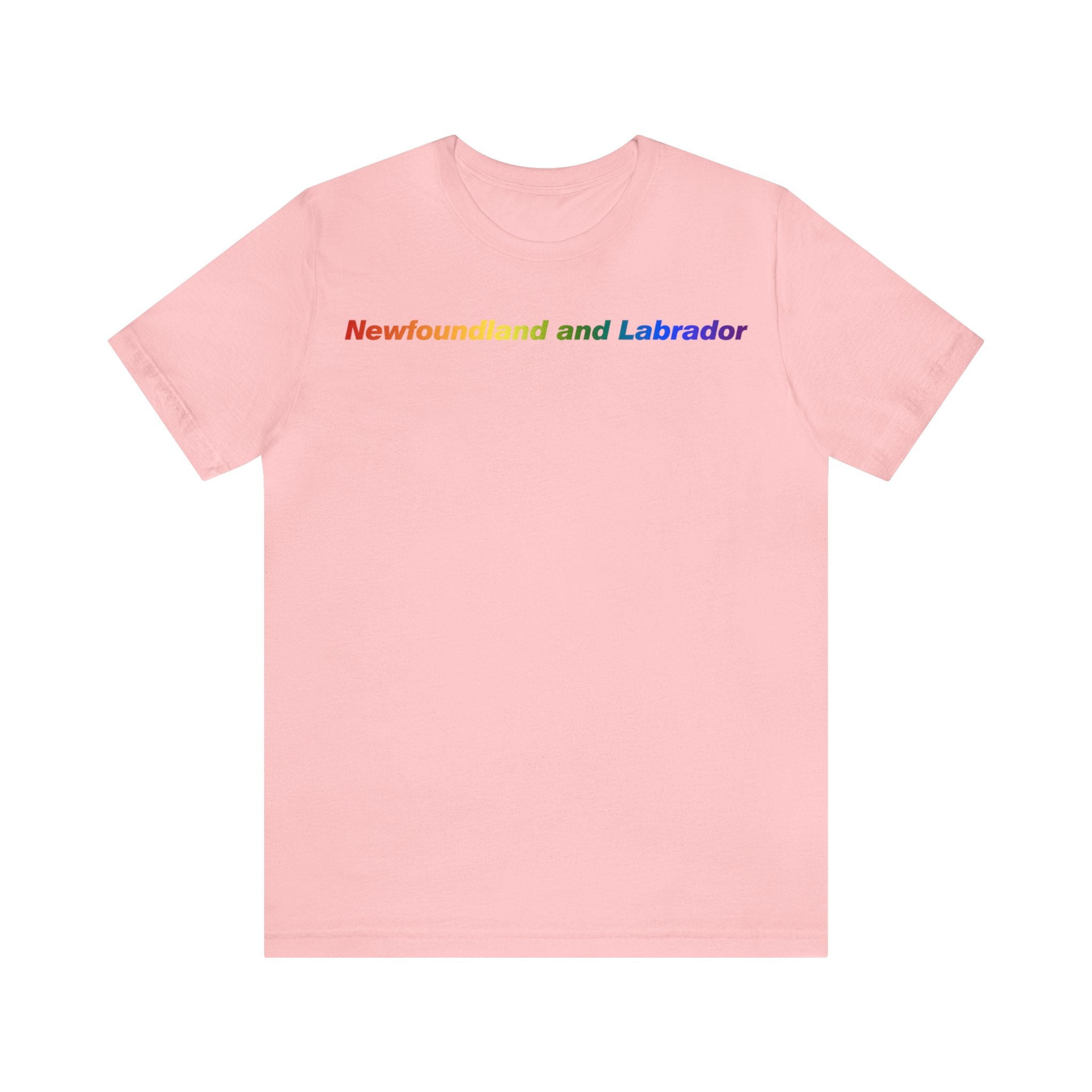 Newfoundland and Labrador Pride Gradient T-Shirt: LGBTQ+ Designed Tee