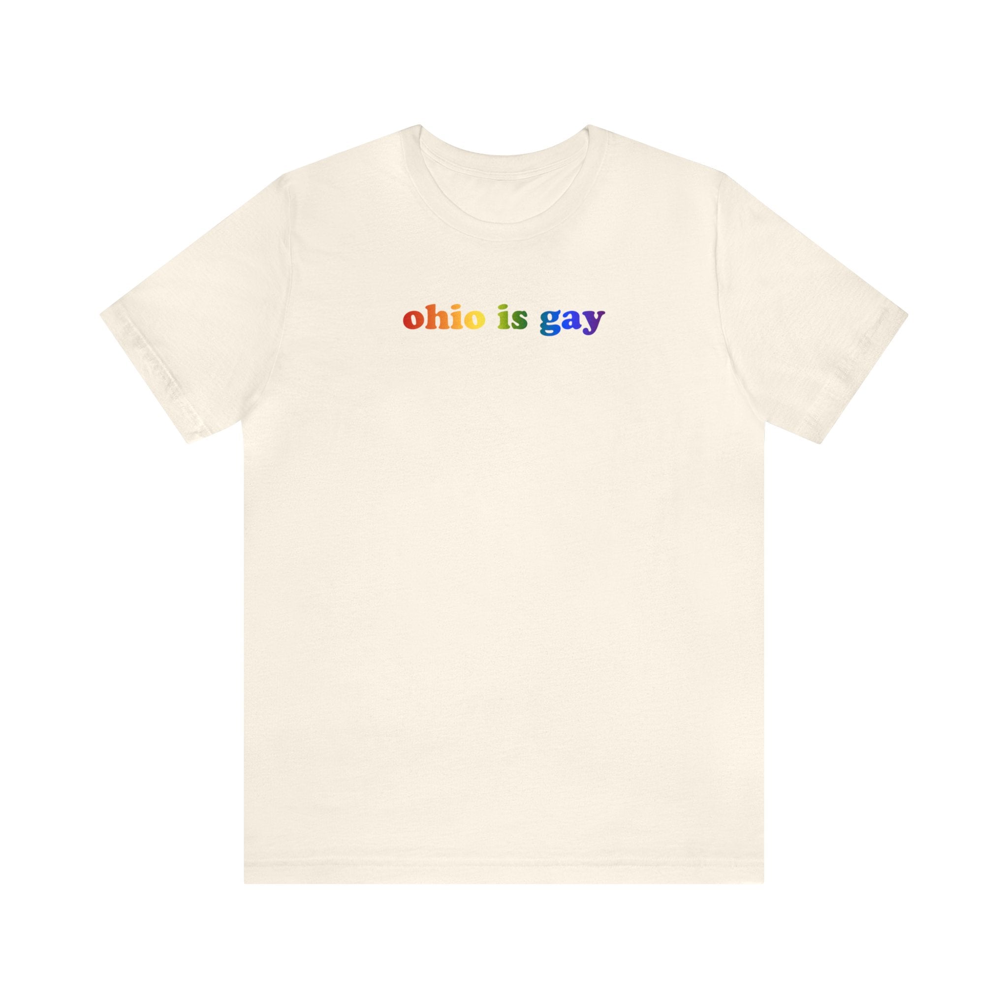 Ohio is Gay Pride T-Shirt: LGBTQ+ Flag Gradient Tee