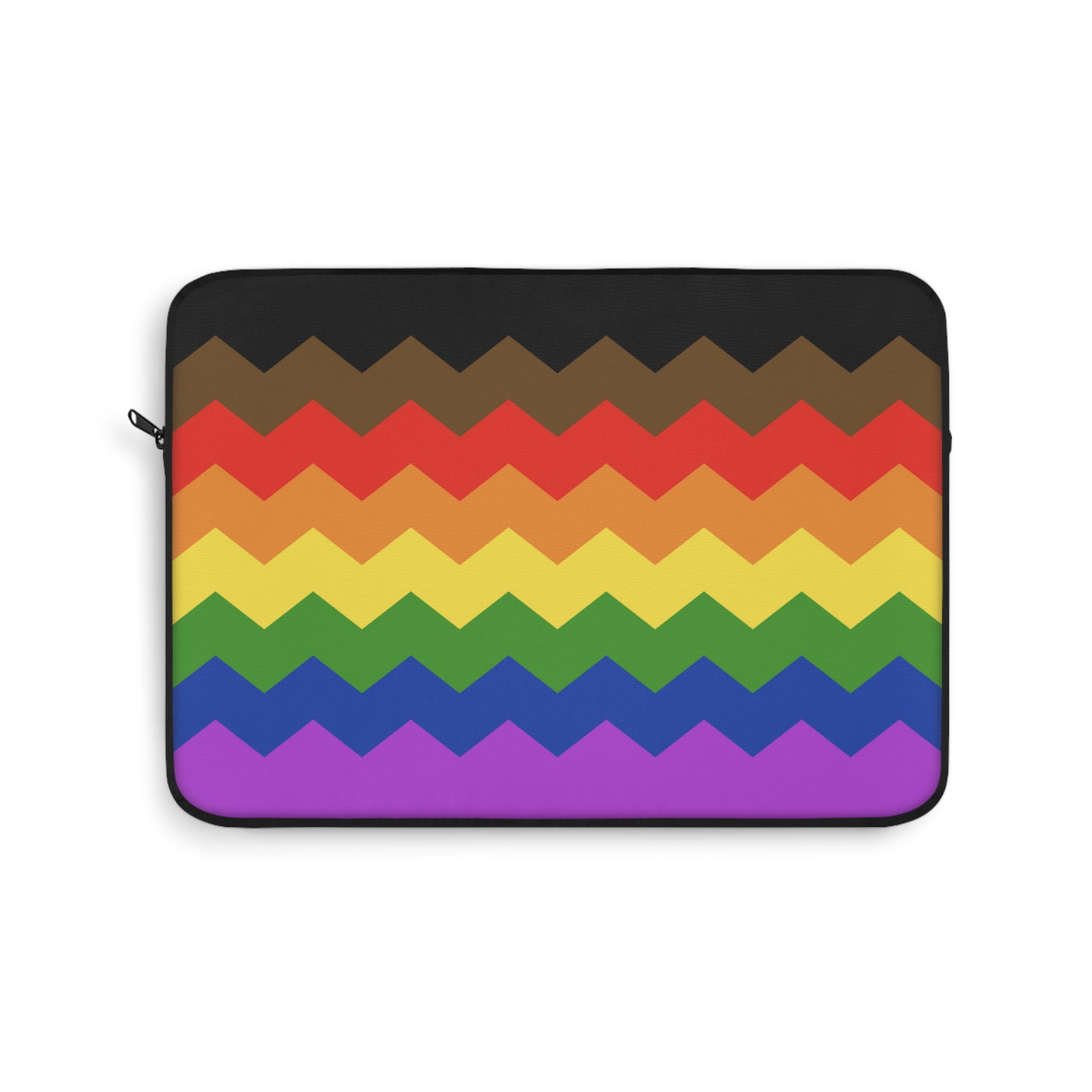 Philadelphia Pride Flag Laptop Sleeve: Wavey Print Protective Case