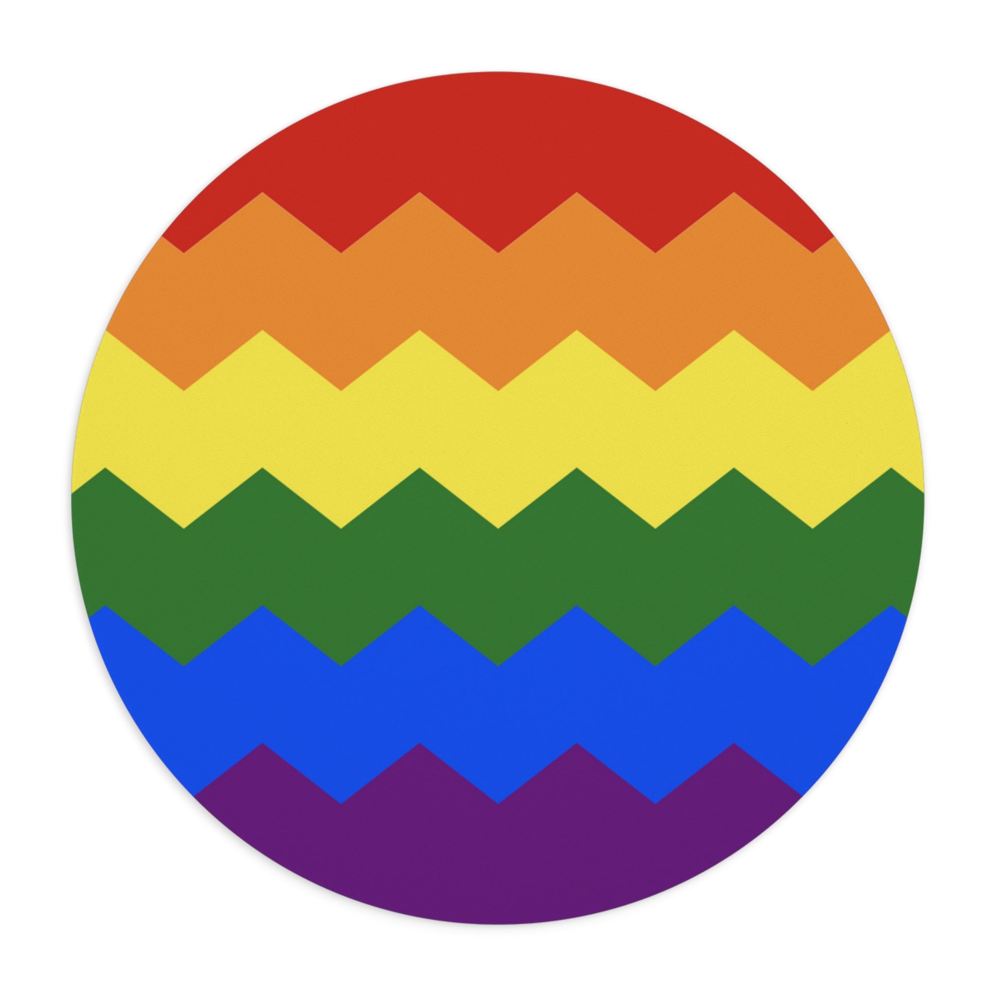 Pride Flag Wavey Mousepad: Sharp Design for Desk