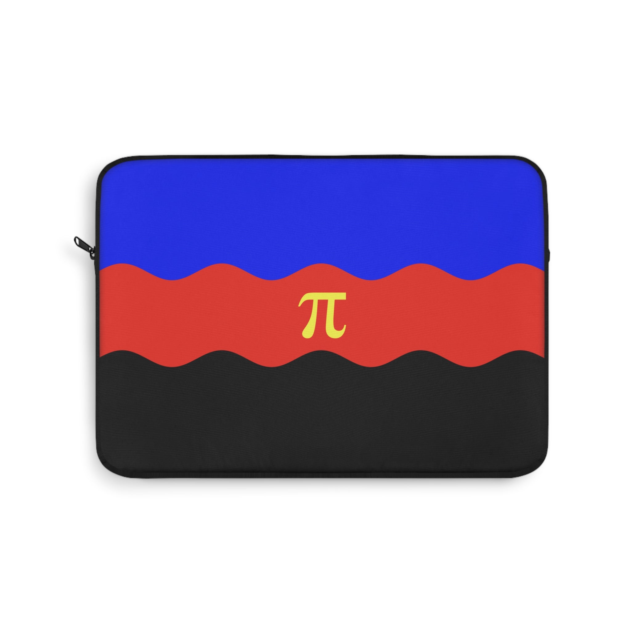 Polyamory Pride Flag Laptop Sleeve: Ripple Print Protective Case