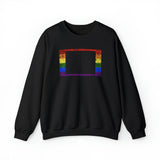 Colorado Pride Flag Sweater: Rainbow LGBTQ+ State Silhouette Distressed Sweatshirt