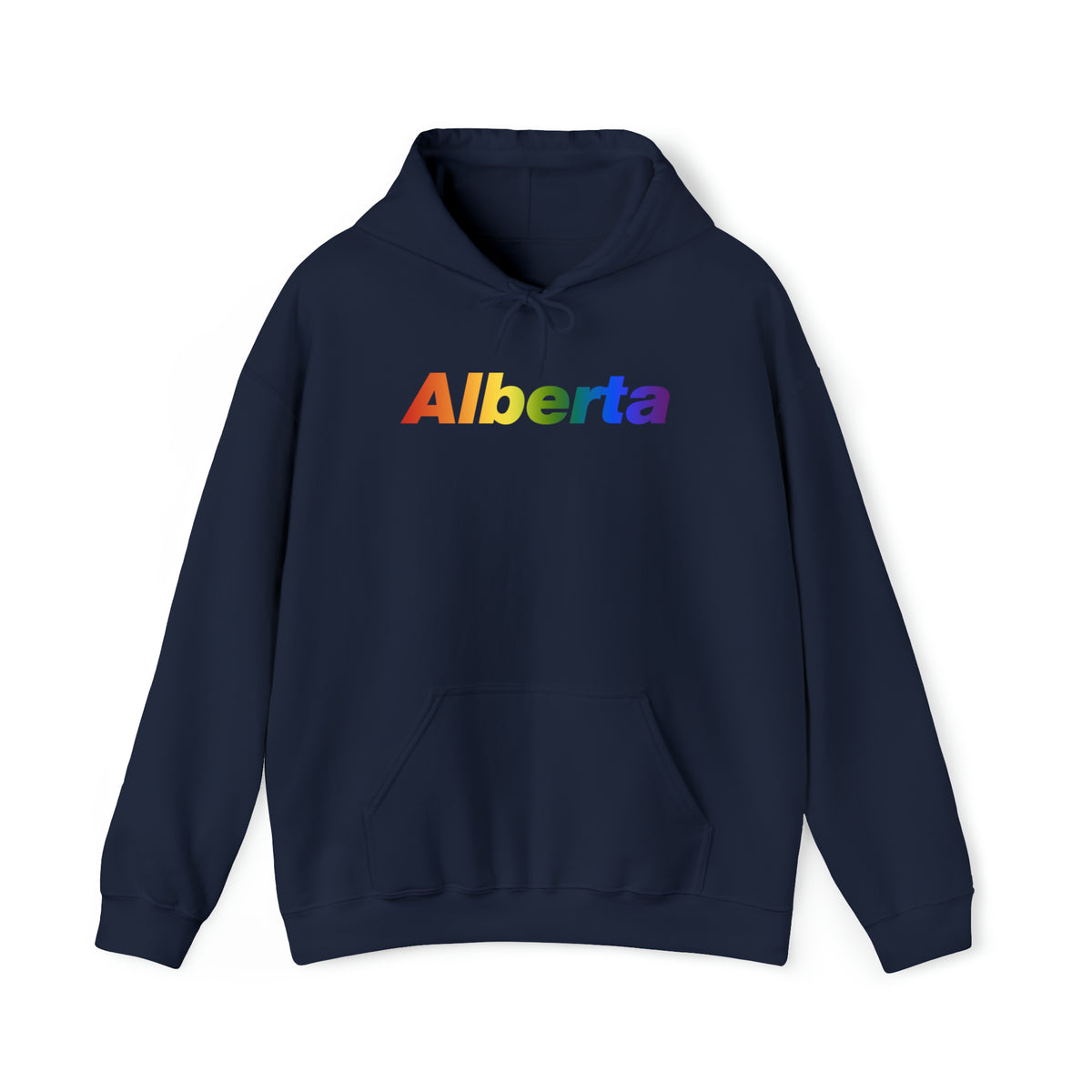 Alberta Pride Gradient Hoodie: LGBTQ+ Designed Sweater