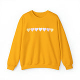 Pangender Flag Hearts Sweatshirt: Pride LGBTQ+ Gradient Design