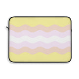 Pangender Pride Flag Laptop Sleeve: Ripple Print Protective Case