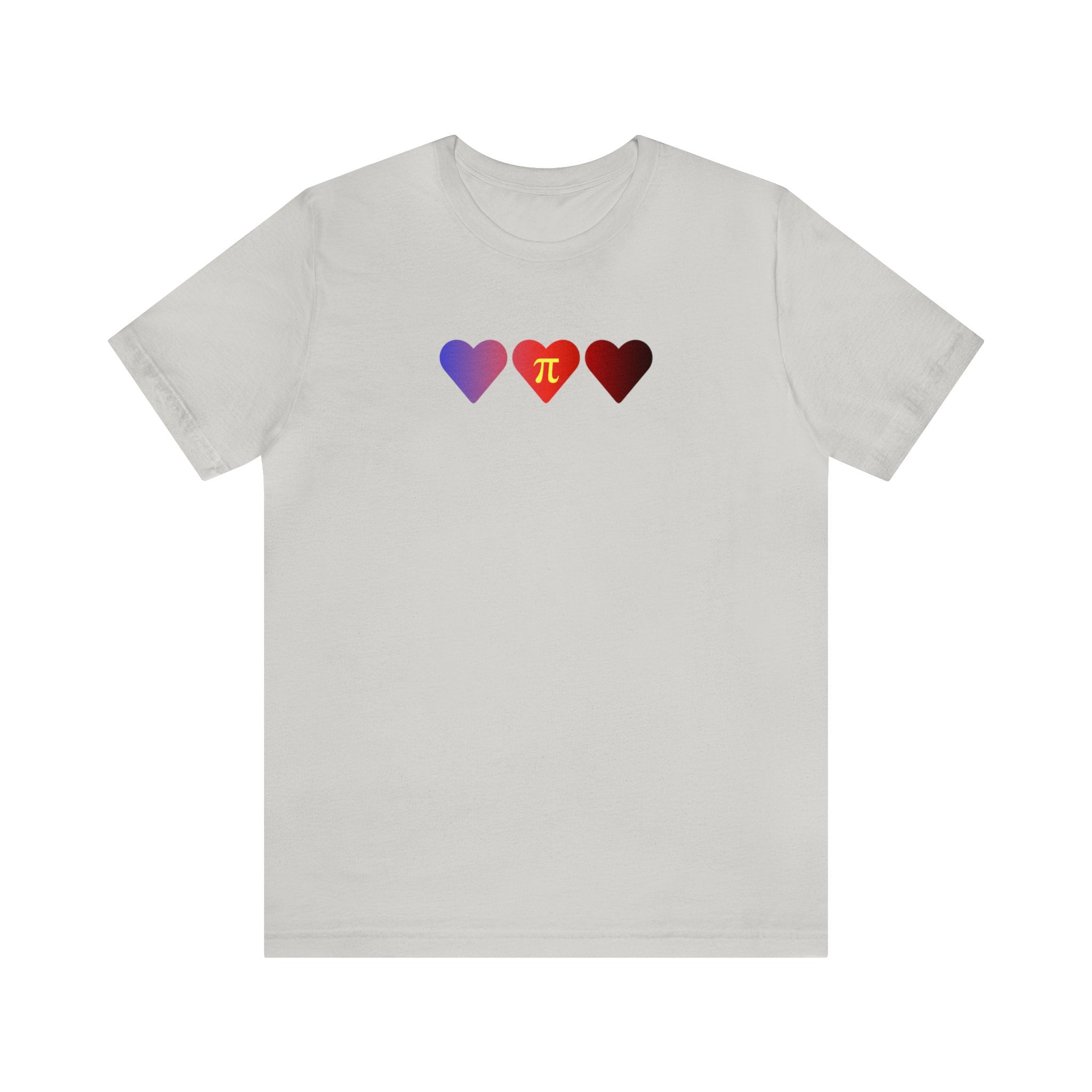 Polyamory Flag Hearts T-Shirt: Pride LGBTQ+ Gradient Design