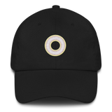 Embroidered Hat: Pangender Pride Ring Emblem Design