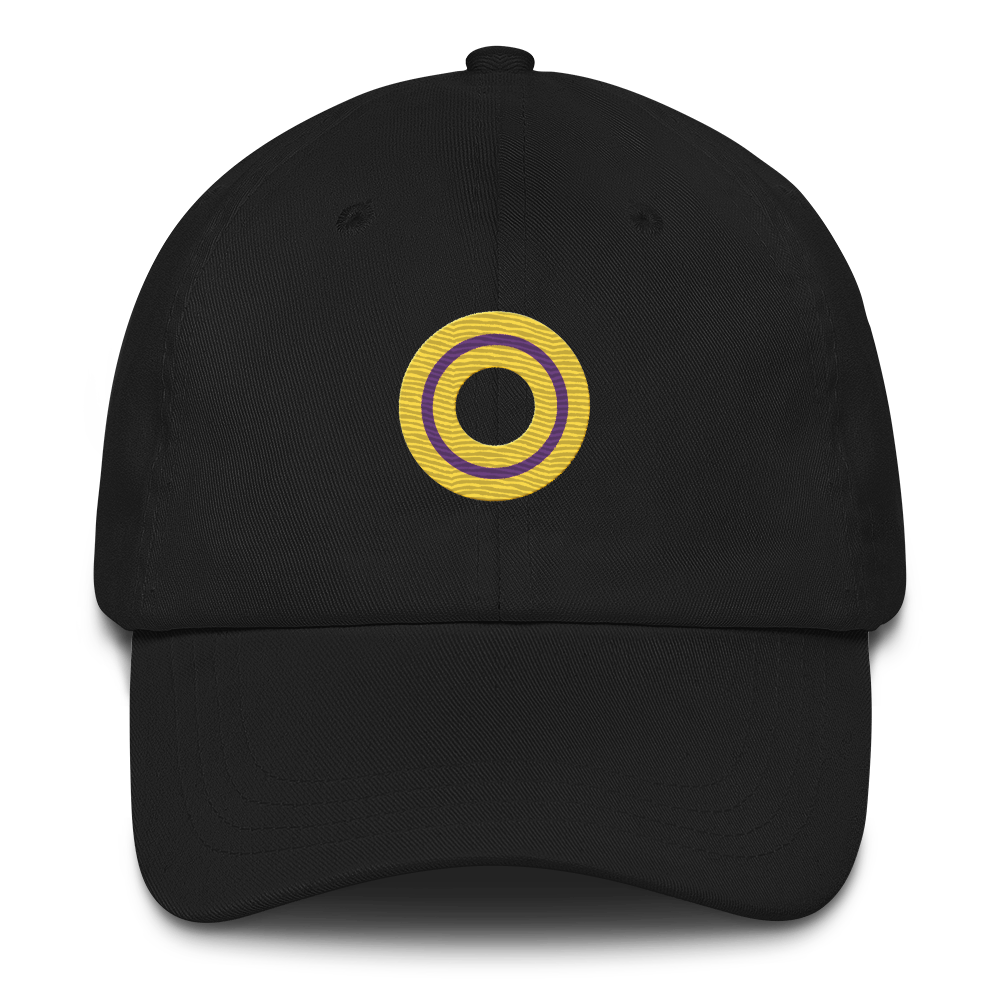 Embroidered Hat: Intersex Pride Ring Emblem Design