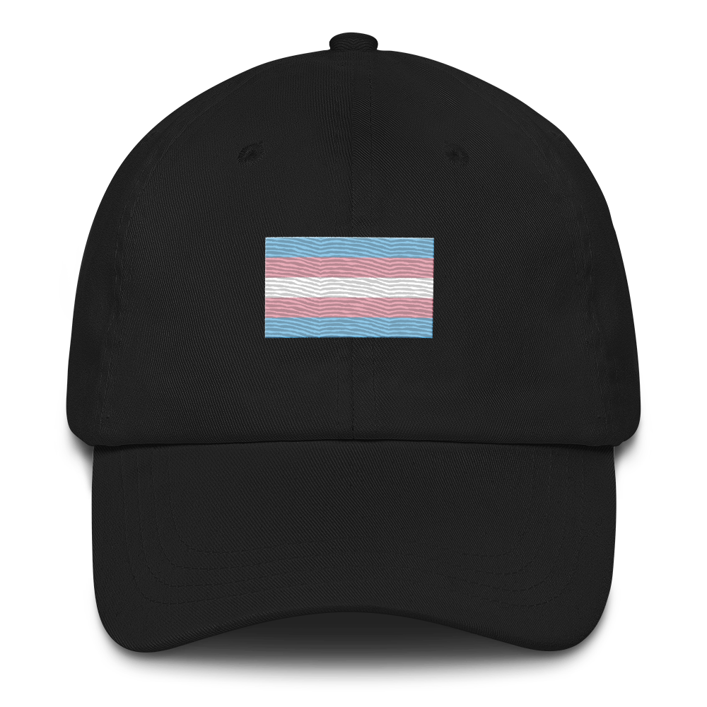 Transgender Pride Flag Embroidered Hat