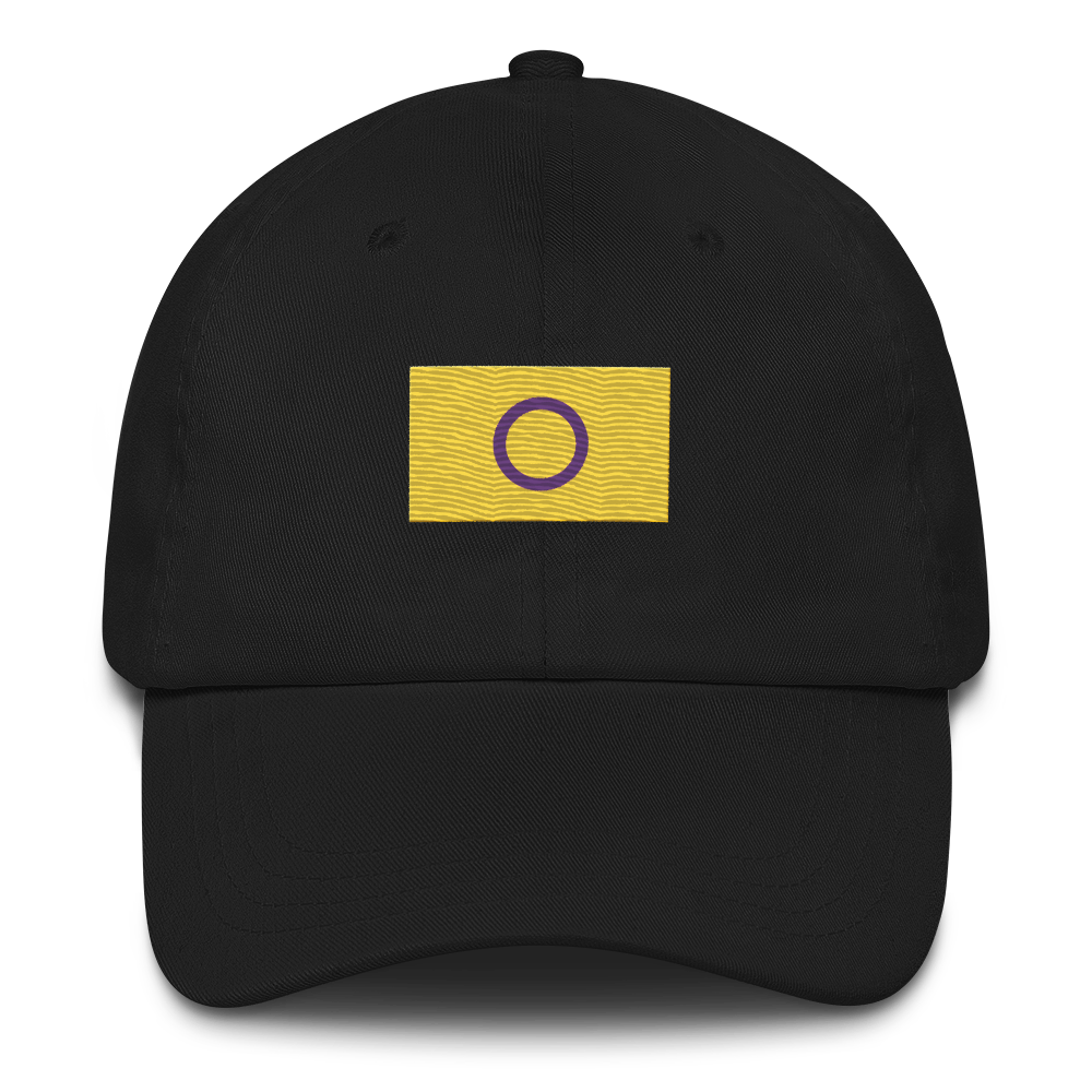 Intersex Pride Flag Embroidered Hat