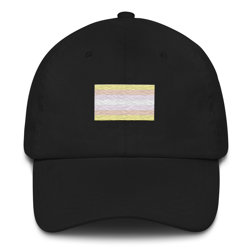 Pangender Pride Flag Embroidered Hat