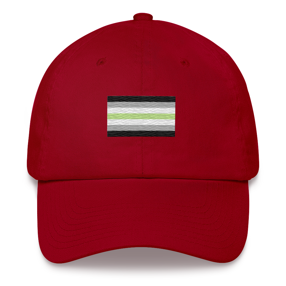 Agender Pride Flag Embroidered Hat