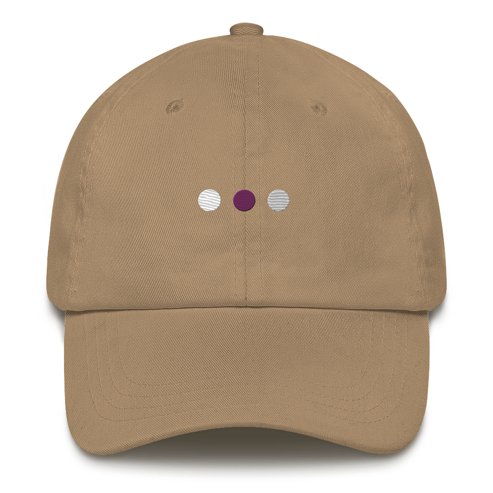 Embroidered Demisexual Hat: Pride Flag Horizontal Circle Design