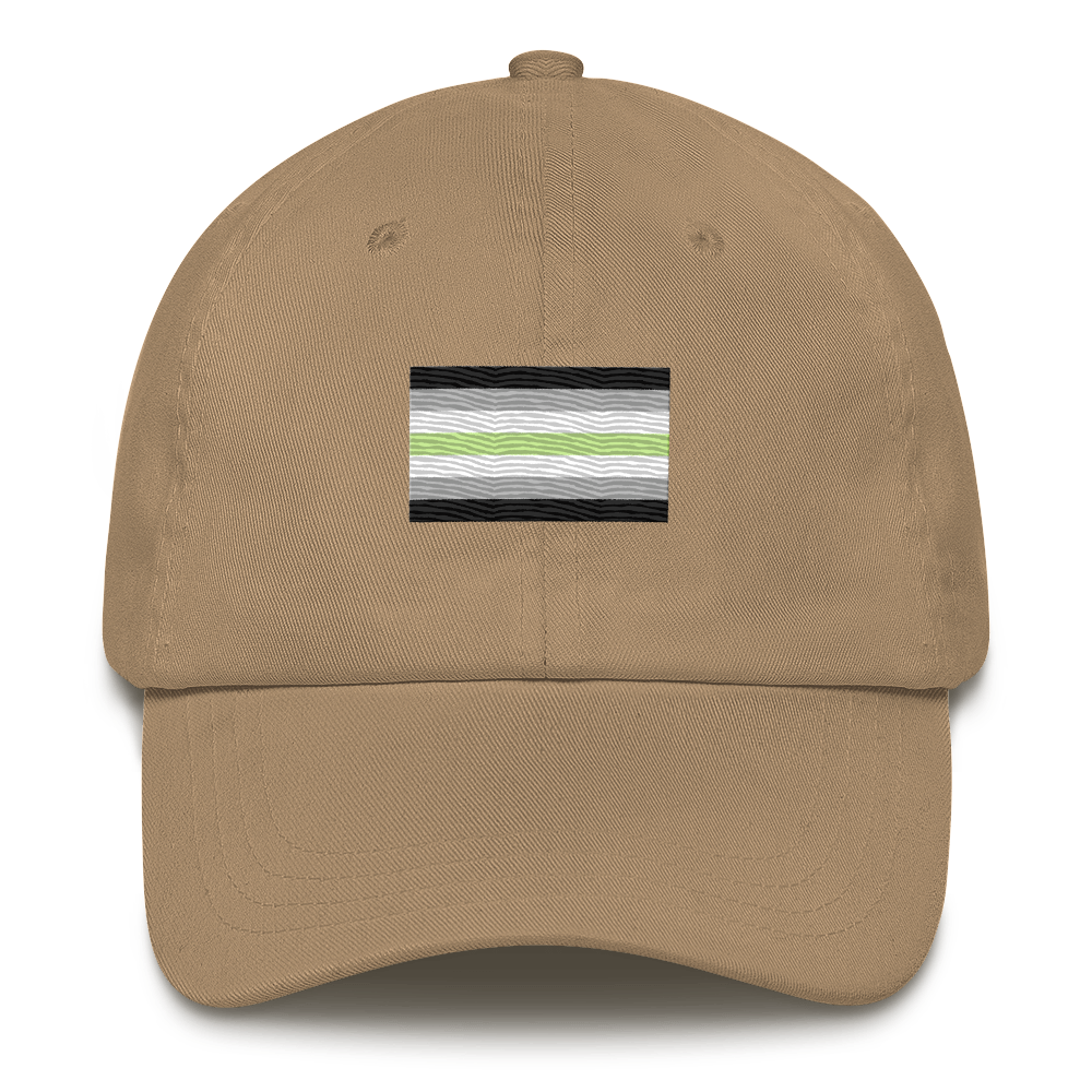 Agender Pride Flag Embroidered Hat
