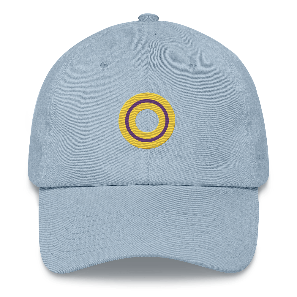 Embroidered Hat: Intersex Pride Ring Emblem Design