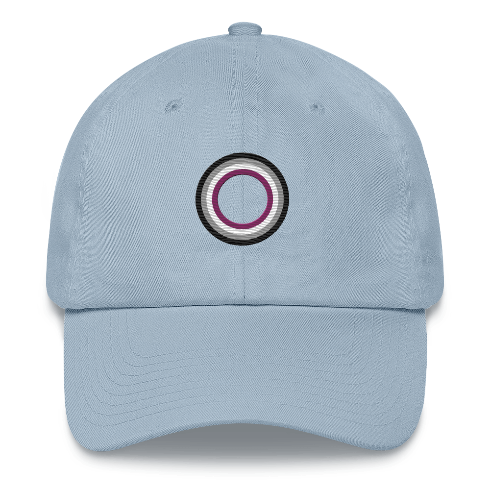 Embroidered Hat: Asexual Pride Ring Emblem Design