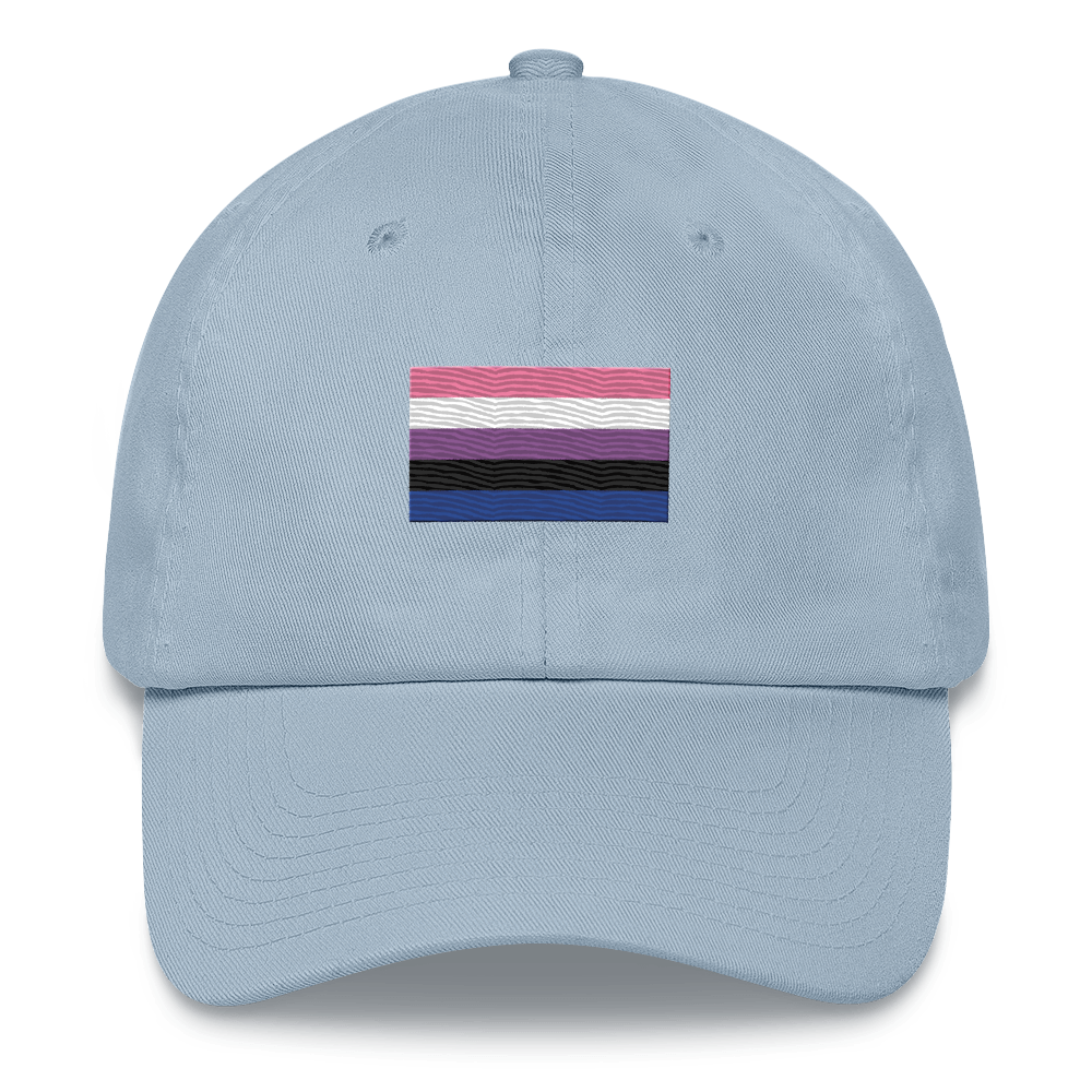 Genderfluid Pride Flag Embroidered Hat