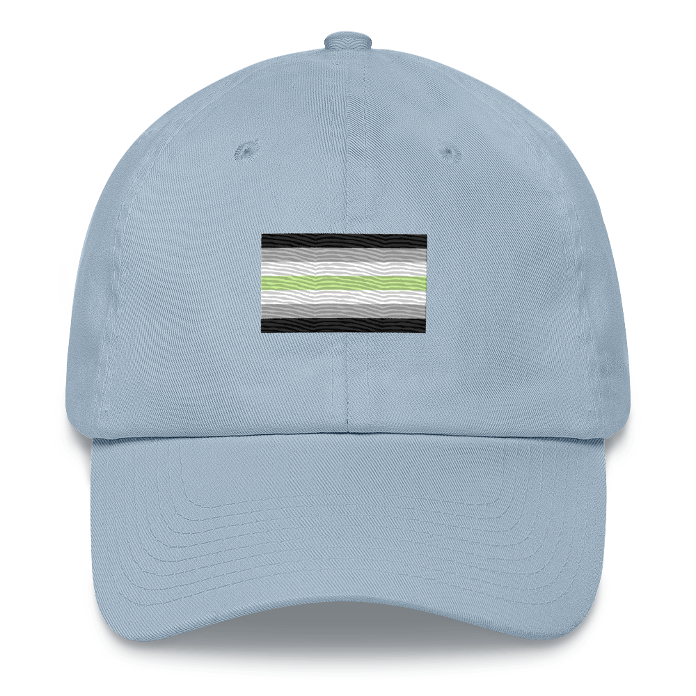 Agender Pride Flag Embroidered Hat