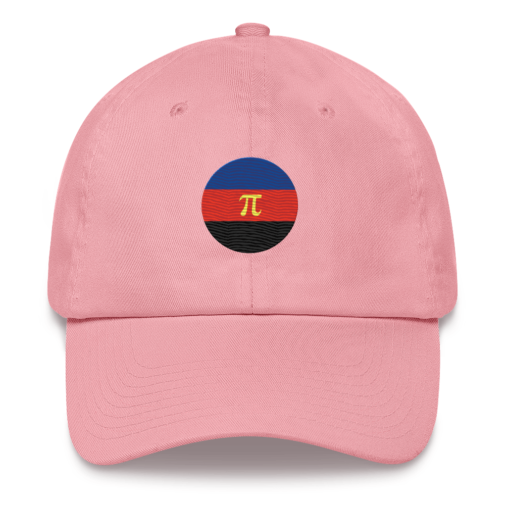 Polyamory Flag Embroidered Circle Cap: Celebratory LGBTQ+ Pride Design