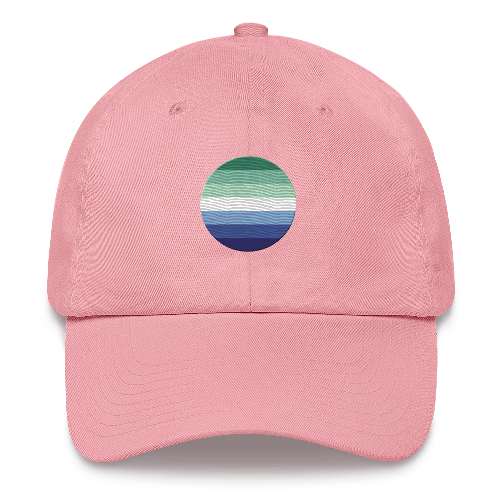 Gay Pride Flag Embroidered Circle Cap: Celebratory LGBTQ+ Pride Design