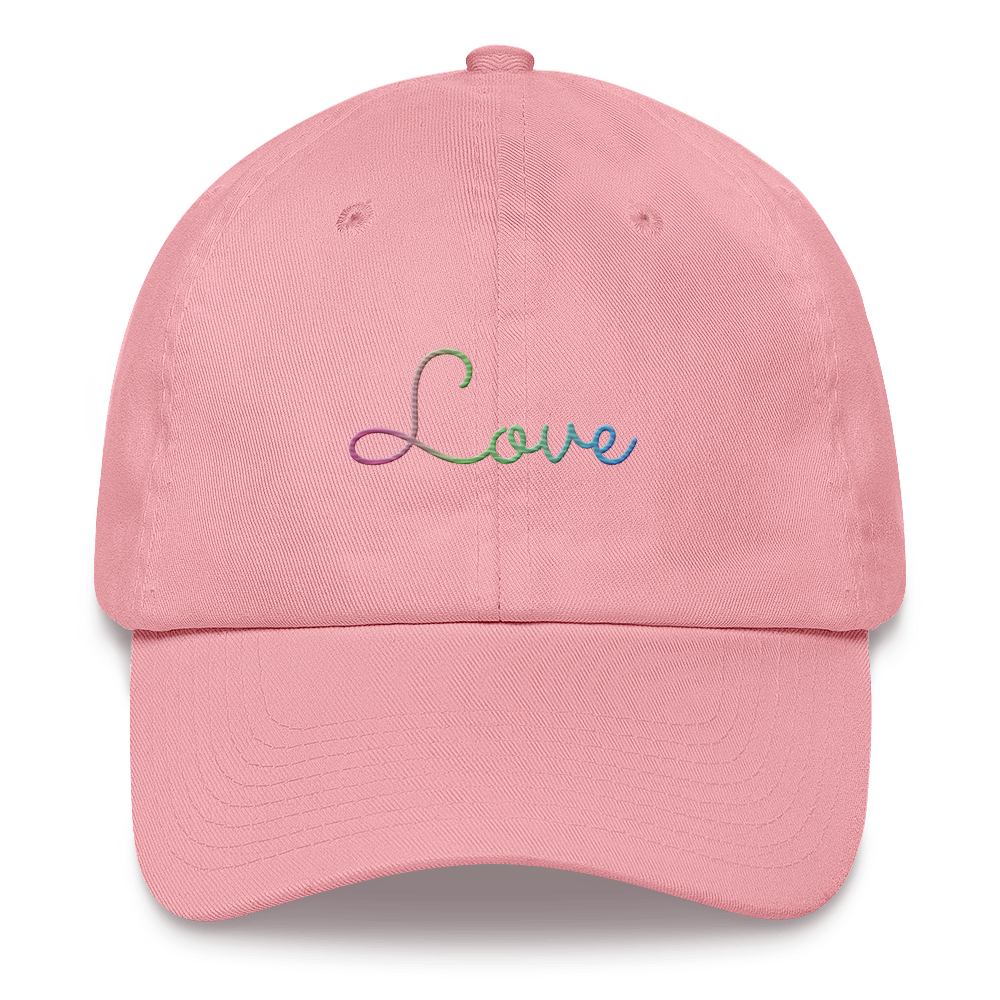 Polysexual Love Script Hat: Elegantly Embroidered Pride Cap