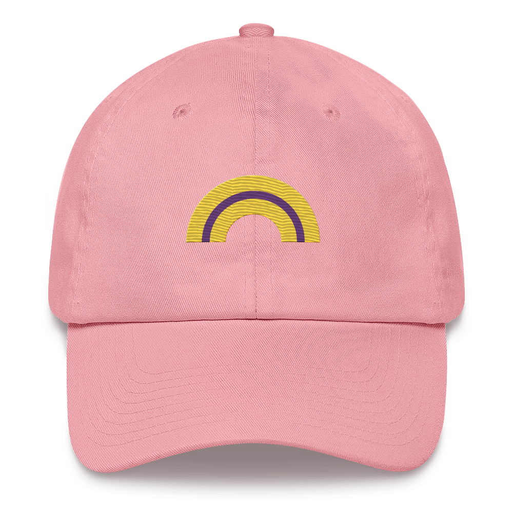 Embroidered Intersex Rainbow Hat: Pride Flag LGBTQ+ Design