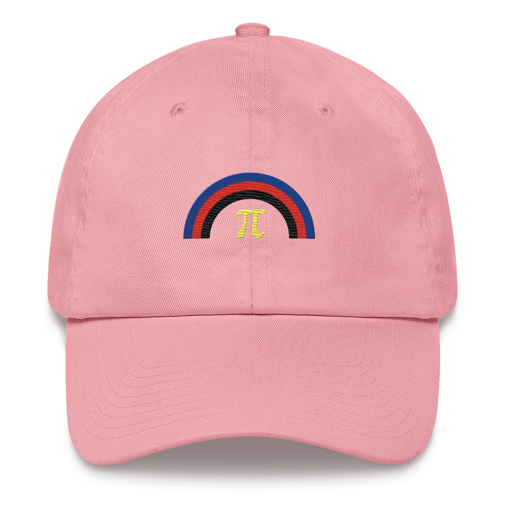Embroidered Polyamory Rainbow Hat: Pride Flag LGBTQ+ Design