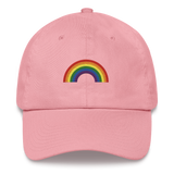 Embroidered Pride Rainbow Hat: Pride Flag LGBTQ+ Design