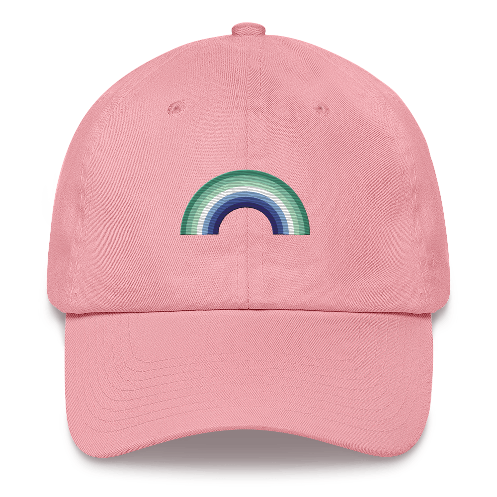 Embroidered Gay Pride Rainbow Hat: Pride Flag LGBTQ+ Design