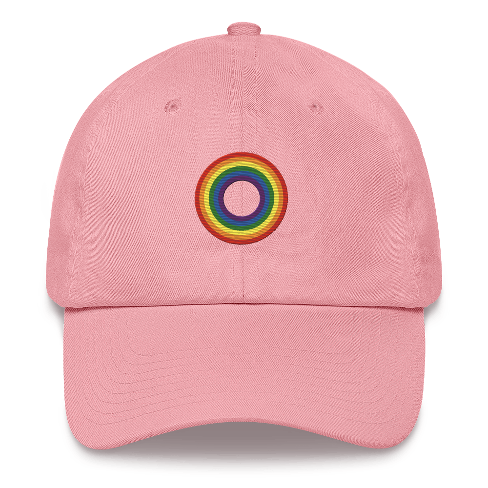 Embroidered Hat: LGBTQ+ Pride Ring Emblem Design