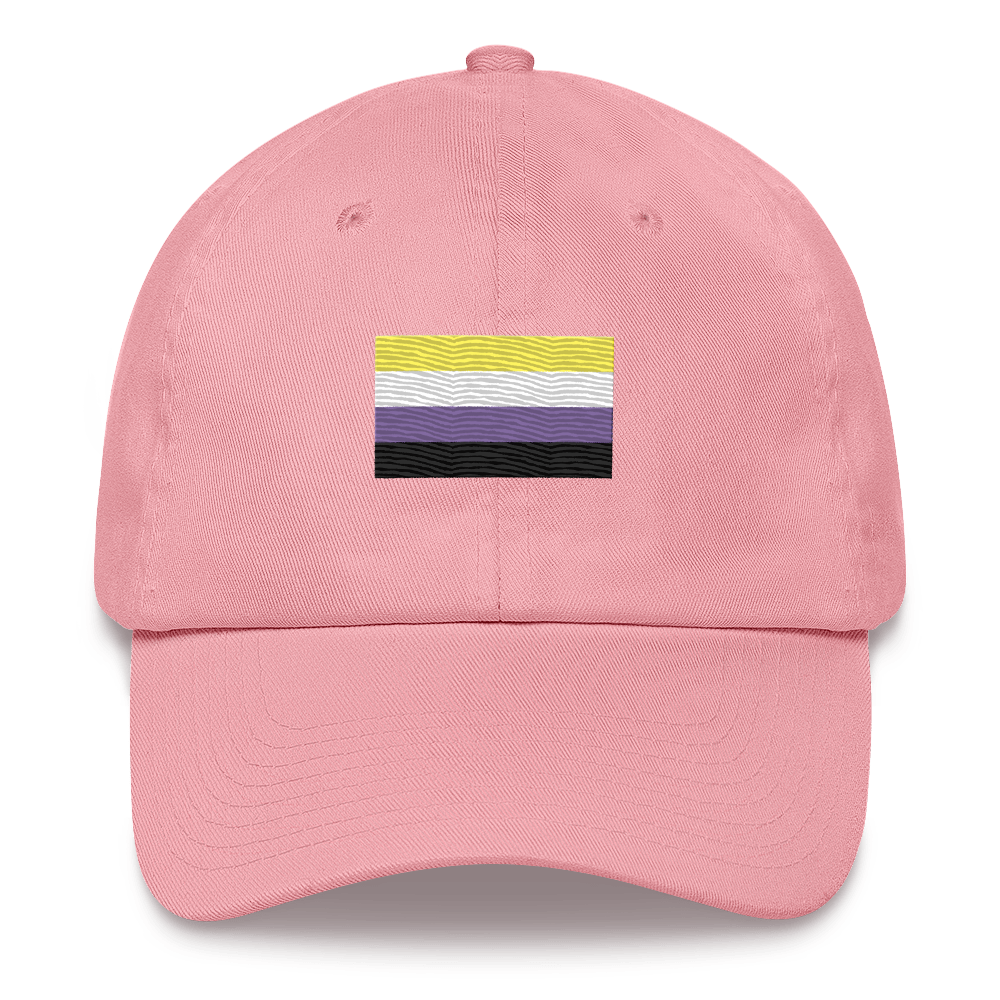 Nonbinary Pride Flag Embroidered Hat