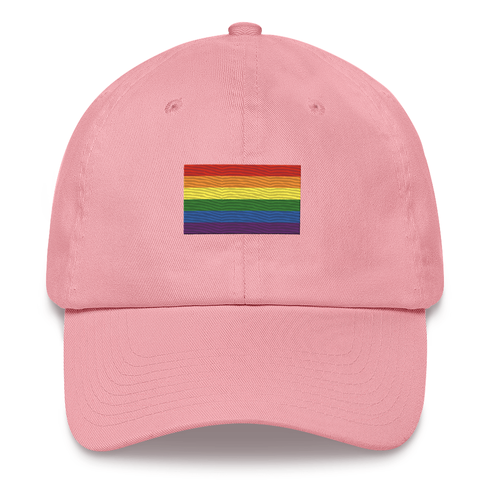 Pride Flag Embroidered Hat