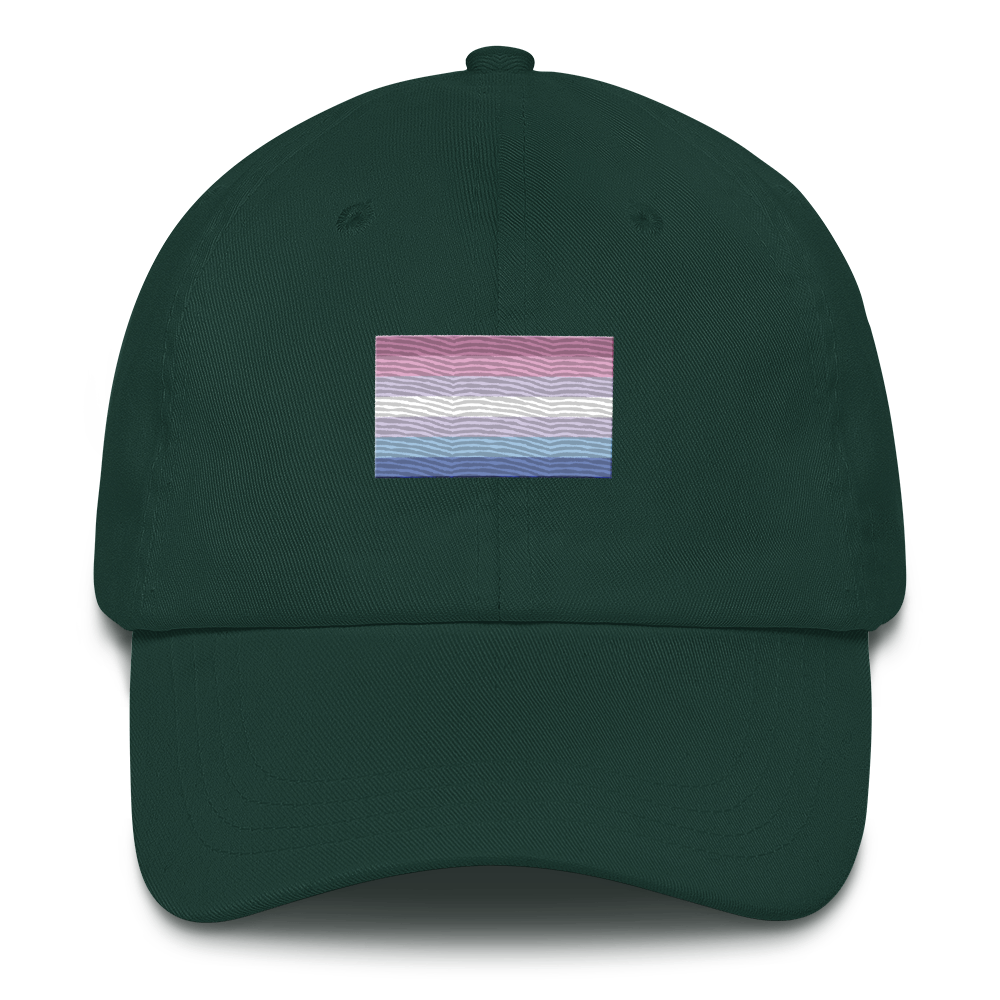 Bigender Pride Flag Embroidered Hat