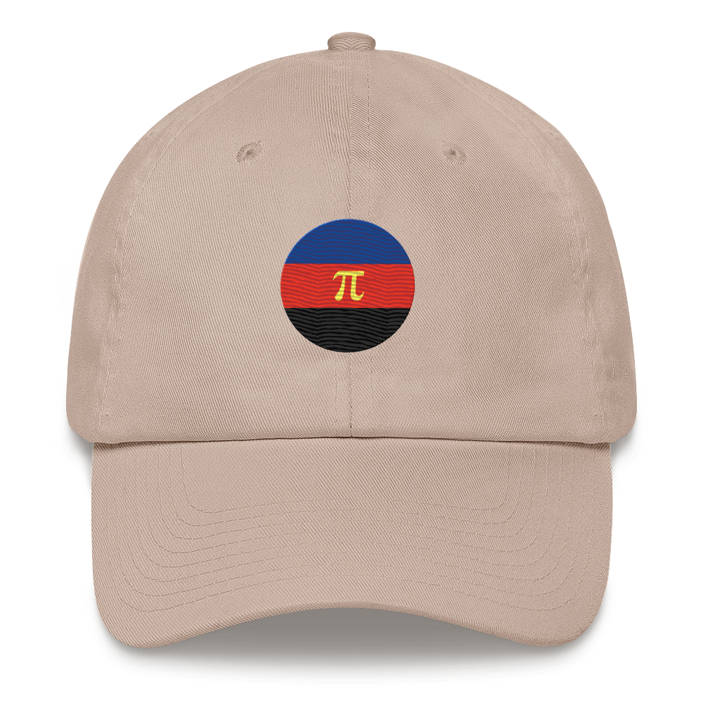Polyamory Flag Embroidered Circle Cap: Celebratory LGBTQ+ Pride Design
