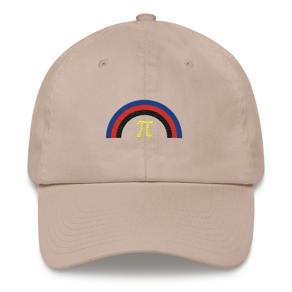 Embroidered Polyamory Rainbow Hat: Pride Flag LGBTQ+ Design