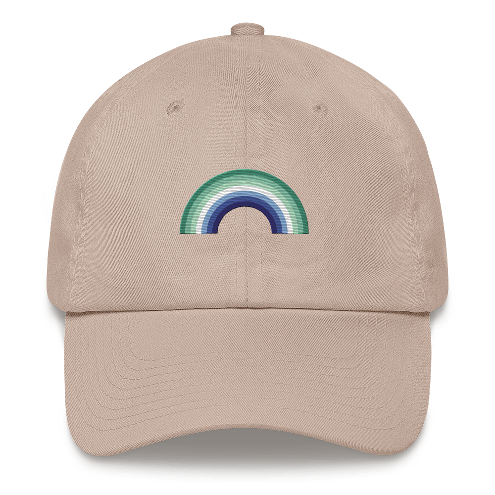 Embroidered Gay Pride Rainbow Hat: Pride Flag LGBTQ+ Design