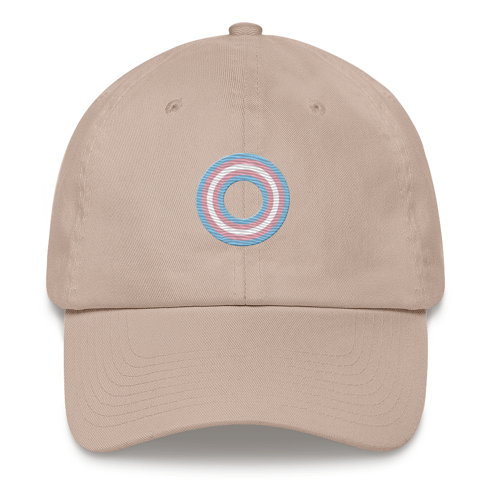 Embroidered Hat: Transgender Pride Ring Emblem Design