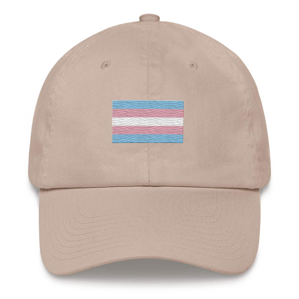 Transgender Pride Flag Embroidered Hat