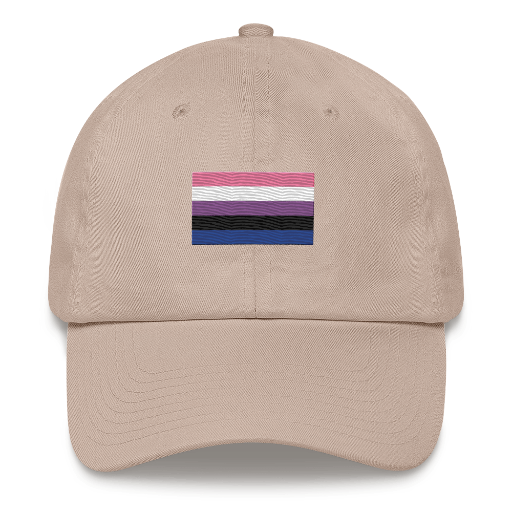 Genderfluid Pride Flag Embroidered Hat