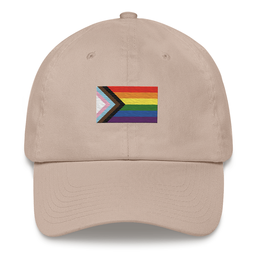 Pride Progress Pride Flag Embroidered Hat