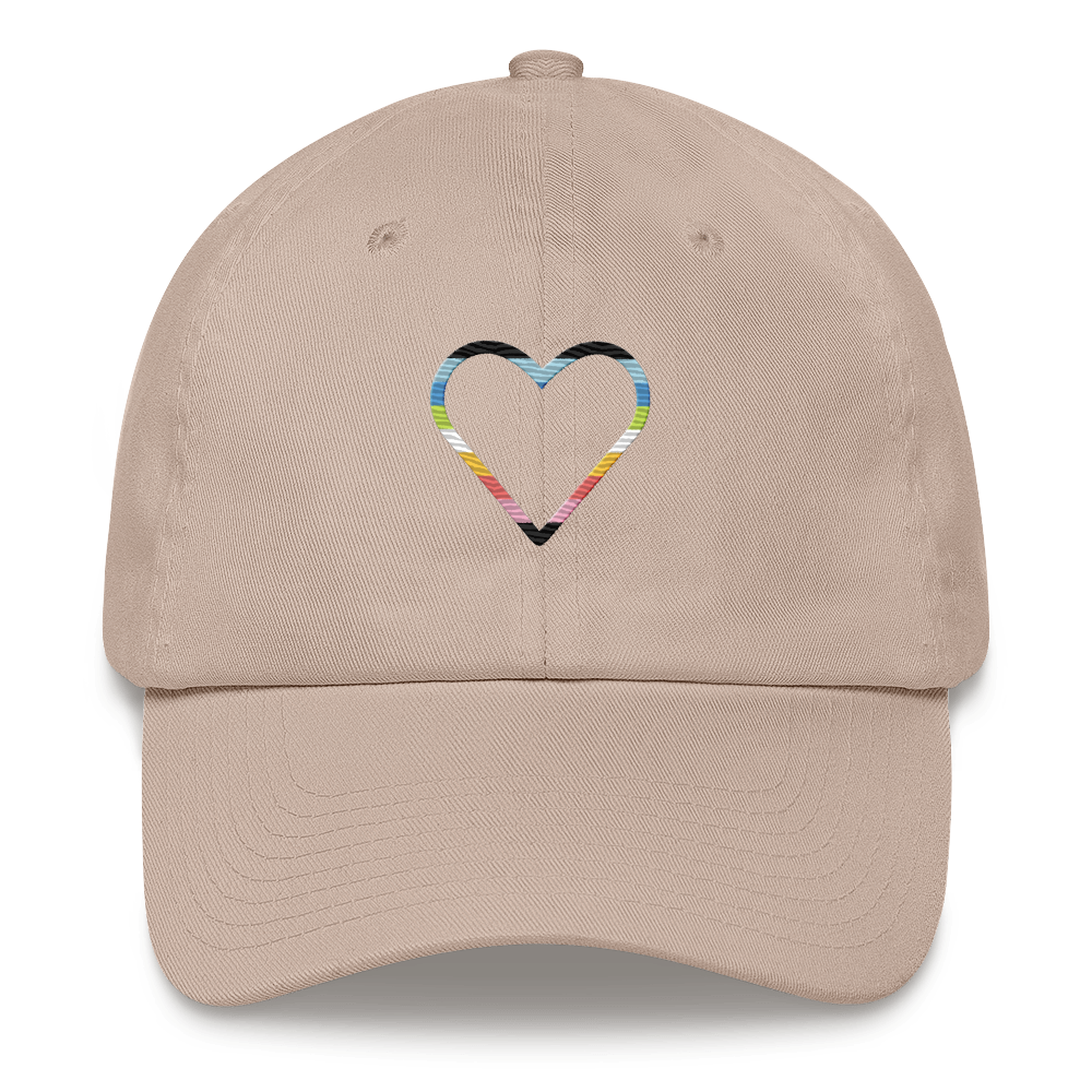 Queer Heart Hat: Embroidered Pride Cap