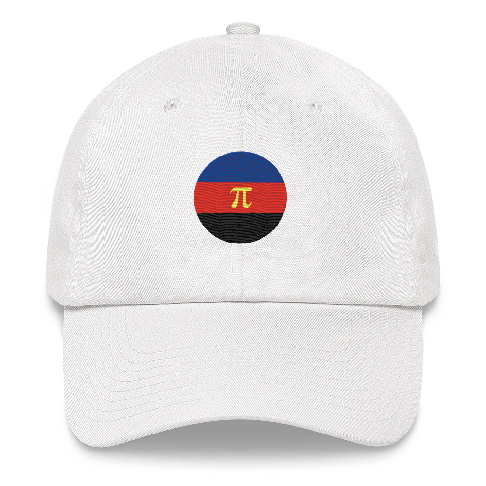 Polyamory Flag Embroidered Circle Cap: Celebratory LGBTQ+ Pride Design