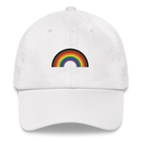 Embroidered Philly Pride Rainbow Hat: Pride Flag LGBTQ+ Design