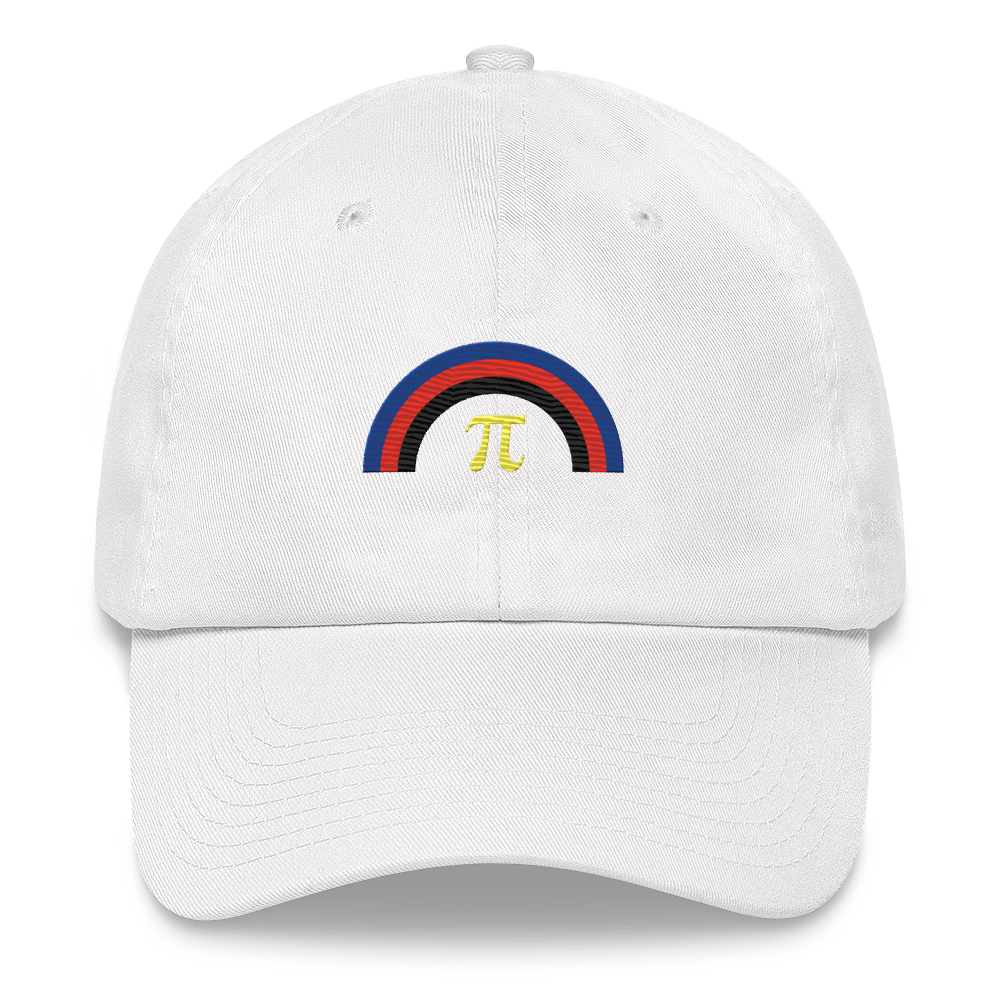 Embroidered Polyamory Rainbow Hat: Pride Flag LGBTQ+ Design