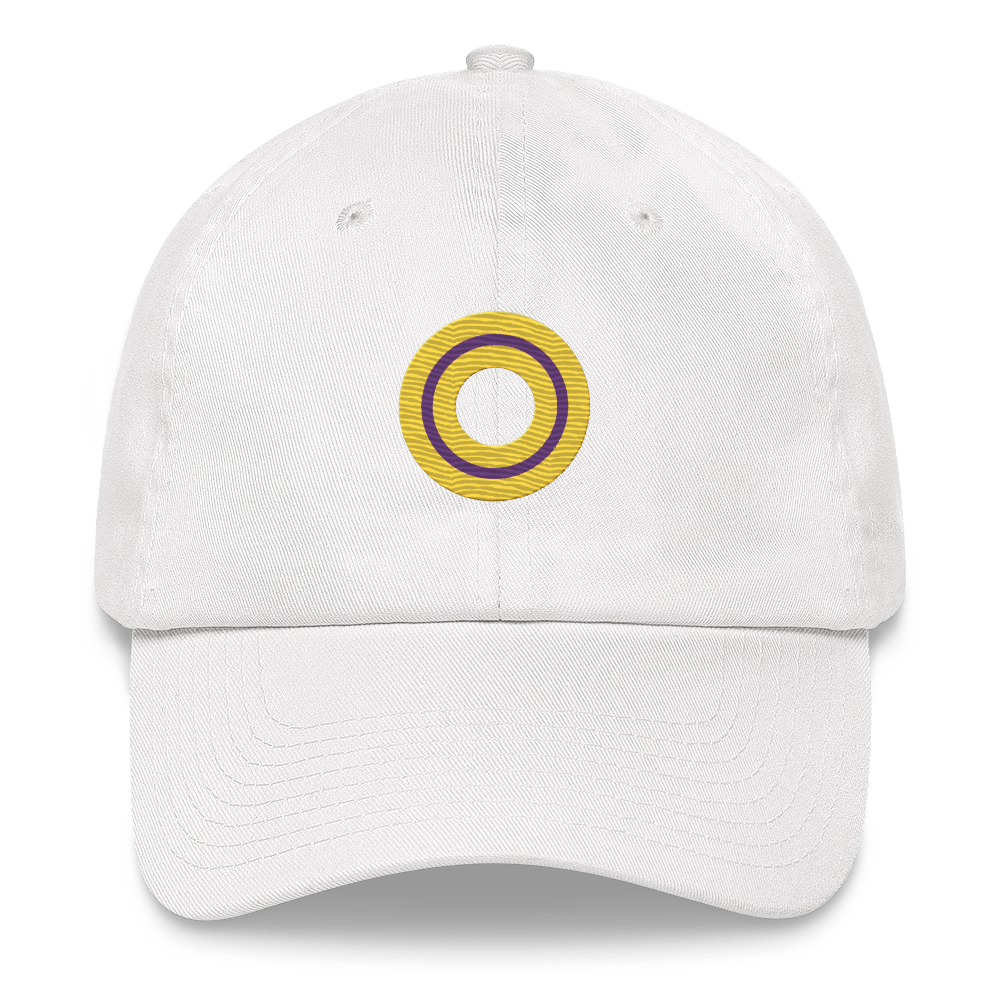 Embroidered Hat: Intersex Pride Ring Emblem Design